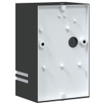 vidaXL Lampă exterioară de perete, negru, oțel inoxidabil vidaXL Lampă exterioară de perete, negru, oțel inoxidabil