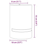 vidaXL Lampă exterioară de perete, negru, aluminiu turnat sub presiune vidaXL Lampă exterioară de perete, negru, aluminiu turnat sub presiune