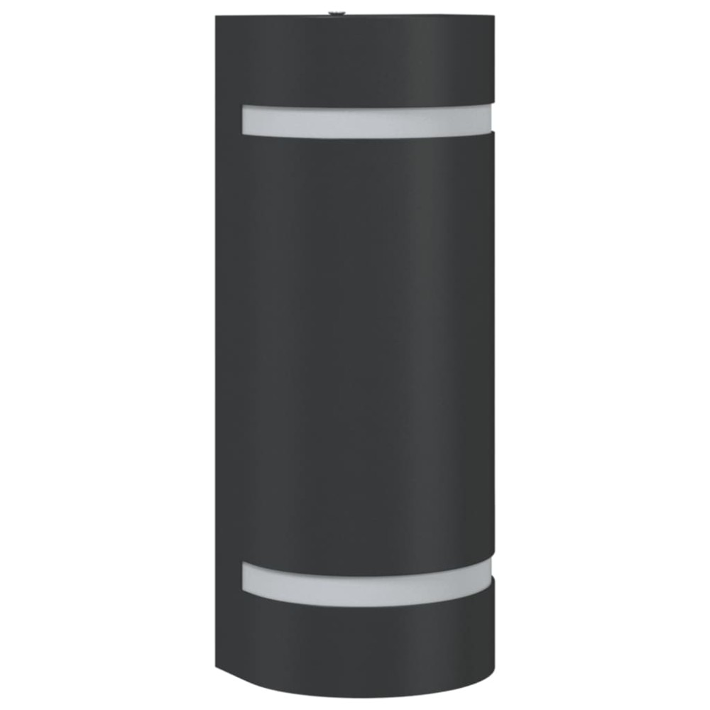 vidaXL Lampă exterioară de perete, negru, aluminiu turnat sub presiune