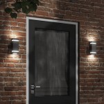 vidaXL Lampă exterioară de perete, negru, oțel inoxidabil vidaXL Lampă exterioară de perete, negru, oțel inoxidabil