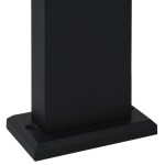 vidaXL Lămpi exterioare de podea 3 buc. negru 50 cm aluminiu turnat vidaXL Lămpi exterioare de podea 3 buc. negru 50 cm aluminiu turnat