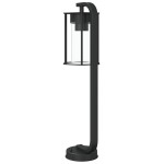 vidaXL Lampă exterioară de podea, negru, 60 cm, oțel inoxidabil vidaXL Lampă exterioară de podea, negru, 60 cm, oțel inoxidabil