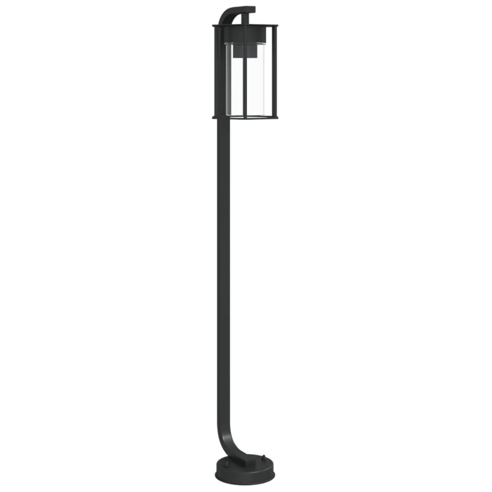 vidaXL Lampă exterioară de podea, negru, 100 cm, oțel inoxidabil