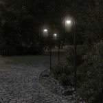 vidaXL Lampă exterioară de podea, negru, 100 cm, oțel inoxidabil vidaXL Lampă exterioară de podea, negru, 100 cm, oțel inoxidabil