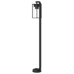 vidaXL Lampă exterioară de podea, negru, 100 cm, oțel inoxidabil vidaXL Lampă exterioară de podea, negru, 100 cm, oțel inoxidabil