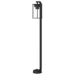 vidaXL Lămpi de podea de exterior 3 buc. negru 100 cm oțel inoxidabil vidaXL Lămpi de podea de exterior 3 buc. negru 100 cm oțel inoxidabil