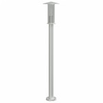 vidaXL Lampă exterioară de podea, argintiu, 100 cm, oțel inoxidabil vidaXL Lampă exterioară de podea, argintiu, 100 cm, oțel inoxidabil
