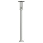 vidaXL Lampă exterioară de podea, argintiu, 100 cm, oțel inoxidabil vidaXL Lampă exterioară de podea, argintiu, 100 cm, oțel inoxidabil