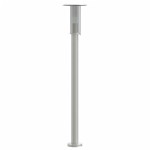 vidaXL Lampă exterioară de podea, argintiu, 100 cm, oțel inoxidabil vidaXL Lampă exterioară de podea, argintiu, 100 cm, oțel inoxidabil