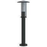 vidaXL Lampă exterioară de podea, negru, 60 cm, oțel inoxidabil vidaXL Lampă exterioară de podea, negru, 60 cm, oțel inoxidabil