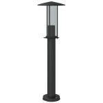 vidaXL Lămpi de podea de exterior 3 buc. negru 60 cm oțel inoxidabil vidaXL Lămpi de podea de exterior 3 buc. negru 60 cm oțel inoxidabil