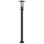 vidaXL Lampă exterioară de podea, negru, 100 cm, oțel inoxidabil vidaXL Lampă exterioară de podea, negru, 100 cm, oțel inoxidabil