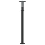 vidaXL Lampă exterioară de podea, negru, 100 cm, oțel inoxidabil vidaXL Lampă exterioară de podea, negru, 100 cm, oțel inoxidabil