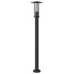 vidaXL Lampă exterioară de podea, negru, 100 cm, oțel inoxidabil vidaXL Lampă exterioară de podea, negru, 100 cm, oțel inoxidabil