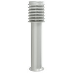 vidaXL Lampă exterioară de podea, argintiu, 60 cm, oțel inoxidabil vidaXL Lampă exterioară de podea, argintiu, 60 cm, oțel inoxidabil