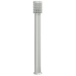 vidaXL Lampă exterioară de podea, argintiu, 110 cm, oțel inoxidabil vidaXL Lampă exterioară de podea, argintiu, 110 cm, oțel inoxidabil