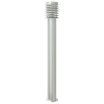vidaXL Lămpi exterioare de podea 3 buc argintiu 110 cm oțel inoxidabil vidaXL Lămpi exterioare de podea 3 buc argintiu 110 cm oțel inoxidabil