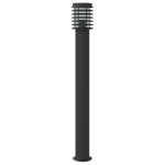 vidaXL Lampă exterioară de podea, negru, 110 cm, oțel inoxidabil vidaXL Lampă exterioară de podea, negru, 110 cm, oțel inoxidabil