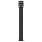 vidaXL Lămpi de podea de exterior 3 buc. negru 110 cm oțel inoxidabil vidaXL Lămpi de podea de exterior 3 buc. negru 110 cm oțel inoxidabil