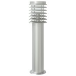 vidaXL Lampă exterioară de podea cu senzor argintiu, 60 cm, oțel inox vidaXL Lampă exterioară de podea cu senzor argintiu, 60 cm, oțel inox