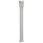 vidaXL Lampă exterioară de podea cu senzor argintiu 110 cm, oțel inox vidaXL Lampă exterioară de podea cu senzor argintiu 110 cm, oțel inox
