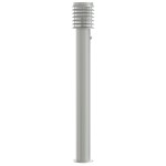 vidaXL Lămpi exterioare de podea senzor 3 buc argintiu 110cm oțel inox vidaXL Lămpi exterioare de podea senzor 3 buc argintiu 110cm oțel inox