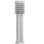 vidaXL Lămpi de podea de exterior 3 buc argintiu 60 cm oțel inoxidabil vidaXL Lămpi de podea de exterior 3 buc argintiu 60 cm oțel inoxidabil