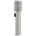 vidaXL Lămpi de podea de exterior 3 buc argintiu 60 cm oțel inoxidabil vidaXL Lămpi de podea de exterior 3 buc argintiu 60 cm oțel inoxidabil