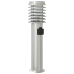 vidaXL Lămpi de podea de exterior 3 buc argintiu 60 cm oțel inoxidabil vidaXL Lămpi de podea de exterior 3 buc argintiu 60 cm oțel inoxidabil