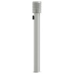vidaXL Lămpi de podea de exterior 3 buc argintiu 110cm oțel inoxidabil vidaXL Lămpi de podea de exterior 3 buc argintiu 110cm oțel inoxidabil