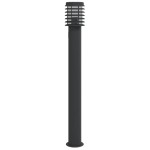 vidaXL Lămpi de podea de exterior 3 buc negru 110 cm oțel inoxidabil vidaXL Lămpi de podea de exterior 3 buc negru 110 cm oțel inoxidabil