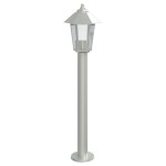vidaXL Lampă exterioară de podea, argintiu, 80 cm, oțel inoxidabil vidaXL Lampă exterioară de podea, argintiu, 80 cm, oțel inoxidabil
