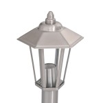 vidaXL Lămpi exterioare de podea 3 buc argintiu 120 cm oțel inoxidabil vidaXL Lămpi exterioare de podea 3 buc argintiu 120 cm oțel inoxidabil
