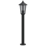 vidaXL Lampă exterioară de podea, negru, 80 cm, oțel inoxidabil vidaXL Lampă exterioară de podea, negru, 80 cm, oțel inoxidabil