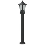 vidaXL Lampă exterioară de podea, negru, 80 cm, oțel inoxidabil vidaXL Lampă exterioară de podea, negru, 80 cm, oțel inoxidabil