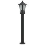 vidaXL Lămpi de podea de exterior 3 buc. negru 80 cm oțel inoxidabil vidaXL Lămpi de podea de exterior 3 buc. negru 80 cm oțel inoxidabil