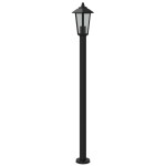 vidaXL Lămpi de podea de exterior 3 buc. negru 120 cm oțel inoxidabil vidaXL Lămpi de podea de exterior 3 buc. negru 120 cm oțel inoxidabil