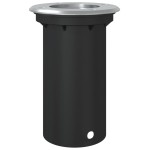 vidaXL Lampă exterioară de sol, rotundă, negru, 10,5x10,5 cm, aluminiu vidaXL Lampă exterioară de sol, rotundă, negru, 10,5x10,5 cm, aluminiu