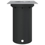 vidaXL Lampă exterioară de sol, pătrat, negru, 10,5x10,5 cm, aluminiu vidaXL Lampă exterioară de sol, pătrat, negru, 10,5x10,5 cm, aluminiu