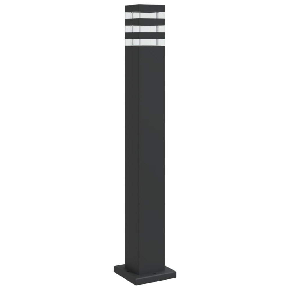 vidaXL Lampă de podea de exterior, negru, 50 cm, aluminiu