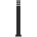 vidaXL Lampă de podea de exterior, negru, 50 cm, aluminiu vidaXL Lampă de podea de exterior, negru, 50 cm, aluminiu
