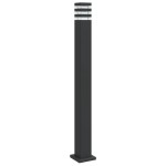 vidaXL Lampă de podea de exterior, negru, 110 cm, aluminiu vidaXL Lampă de podea de exterior, negru, 110 cm, aluminiu