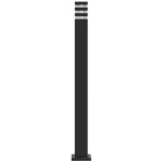 vidaXL Lampă de podea de exterior, negru, 110 cm, aluminiu vidaXL Lampă de podea de exterior, negru, 110 cm, aluminiu