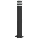 vidaXL Lampă exterioară de podea cu priză, negru, 80 cm, aluminiu vidaXL Lampă exterioară de podea cu priză, negru, 80 cm, aluminiu