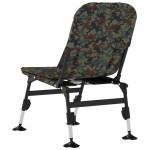 vidaXL Scaun de pescuit cu picioare reglabile pliabil camuflaj vidaXL Scaun de pescuit cu picioare reglabile pliabil camuflaj