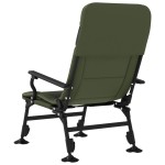 vidaXL Scaun de pescuit cu cotieră, pliabil, verde vidaXL Scaun de pescuit cu cotieră, pliabil, verde