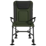 vidaXL Scaun de pescuit cu cotieră, pliabil, verde vidaXL Scaun de pescuit cu cotieră, pliabil, verde