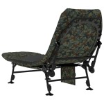 vidaXL Șezlong pescuit picioare reglabile de noroi, pliabil, camuflaj vidaXL Șezlong pescuit picioare reglabile de noroi, pliabil, camuflaj
