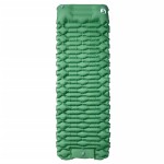 vidaXL Saltea camping auto-gonflabilă, cu pernă, 1 persoană, verde vidaXL Saltea camping auto-gonflabilă, cu pernă, 1 persoană, verde