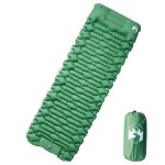 vidaXL Saltea camping auto-gonflabilă, cu pernă, 1 persoană, verde vidaXL Saltea camping auto-gonflabilă, cu pernă, 1 persoană, verde